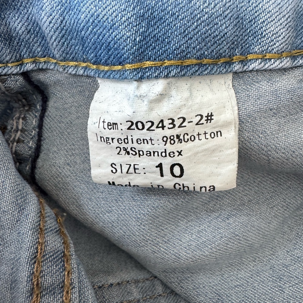 Allabreve Women's Cropped Blue Jeans Size 10 - Picture 6 of 6